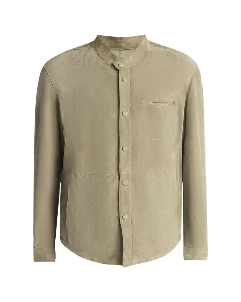 Giorgio Armani Men's Suede Overshirt