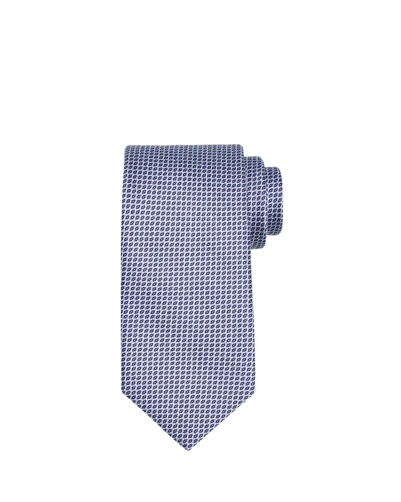 Brioni Men's Micro-Birdseye Jacquard Silk Tie