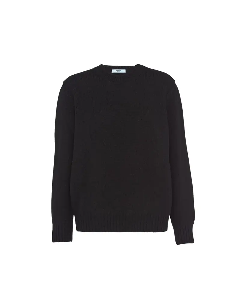 Prada Cashmere Wool Crew-Neck Sweater