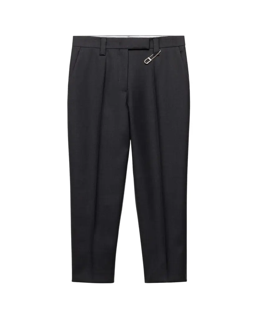 Prada Wool Gabardine Cropped Pants