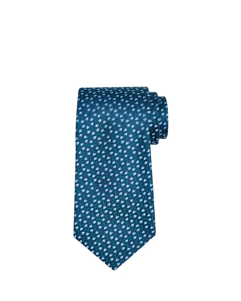Charvet Men's Petite Crescent Silk Tie