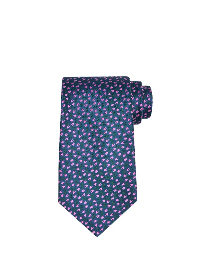 Charvet Men's Petite Crescent Silk Tie