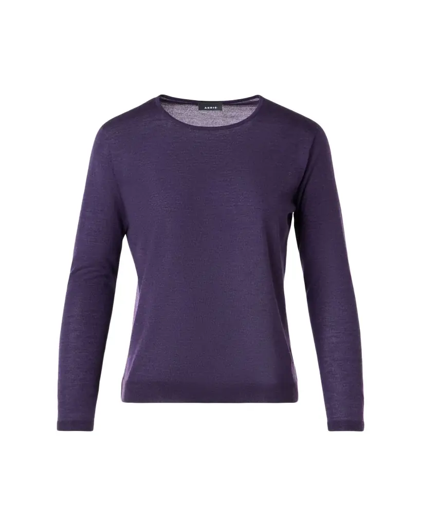 Akris Cashmere-Silk Crewneck Sweater