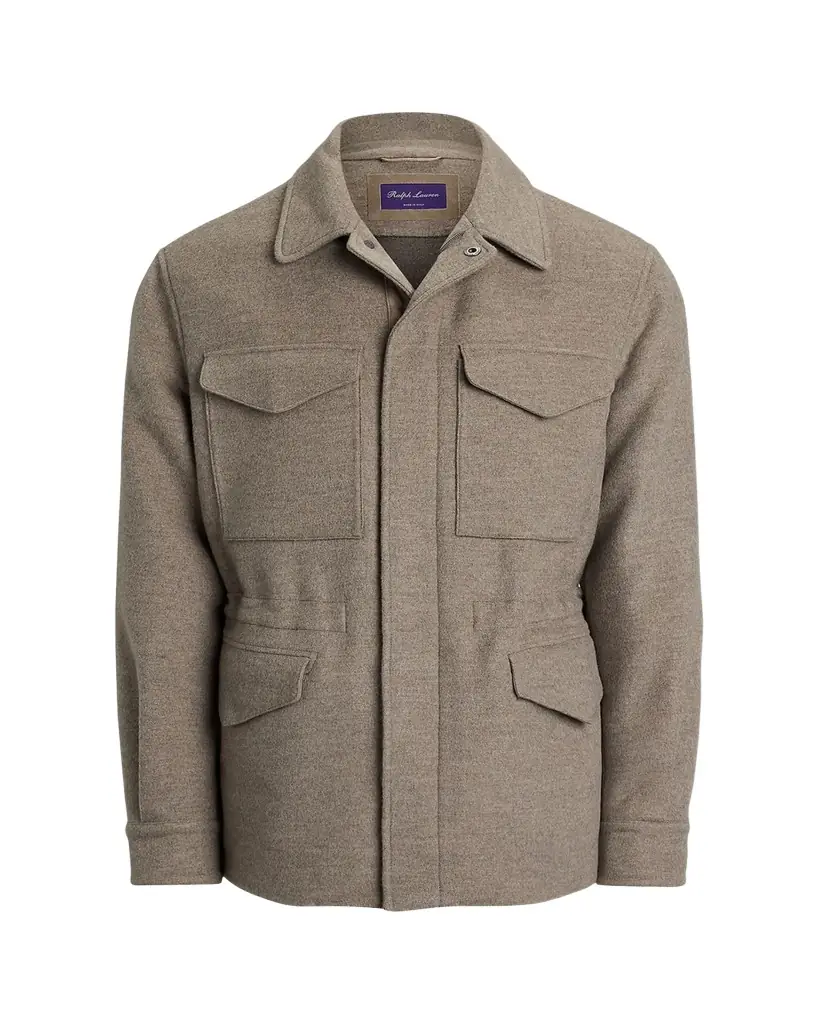 Ralph Lauren Purple Label Ripley Wool-Cashmere Four-Pocket Jacket