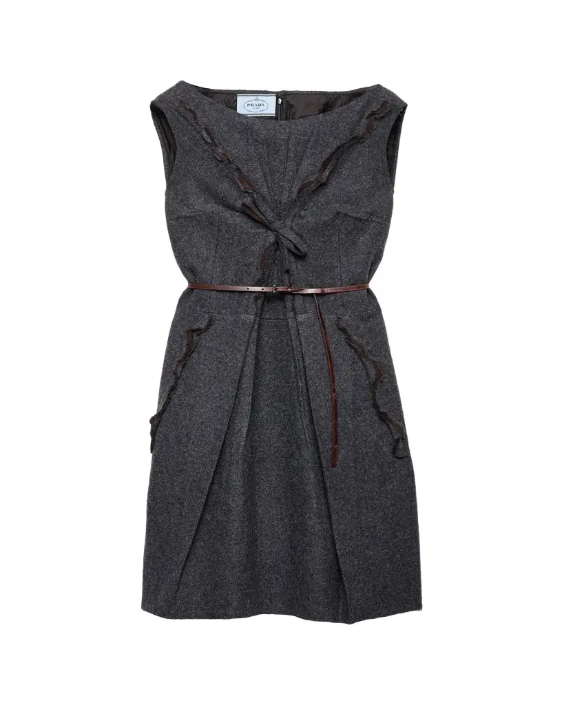 Prada Shetland Wool Dress