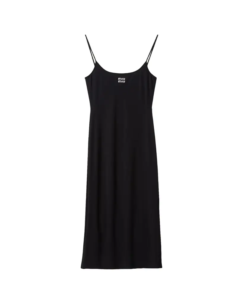 Miu Miu Logo Midi Tank Dress