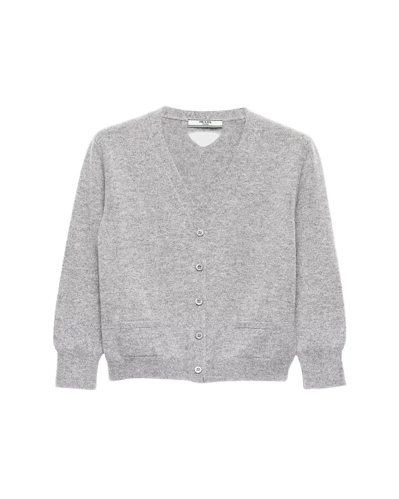 Prada Cashmere V-Neck Cardigan