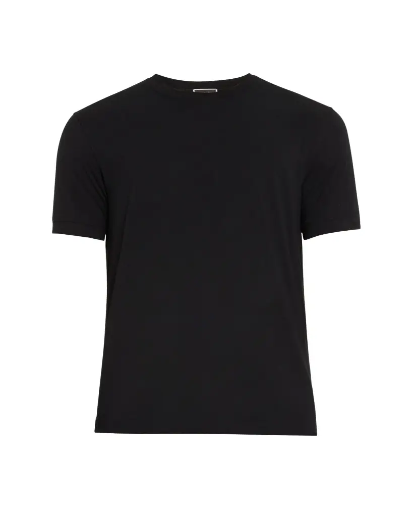 Giorgio Armani Men's Textured Stretch T-Shirt