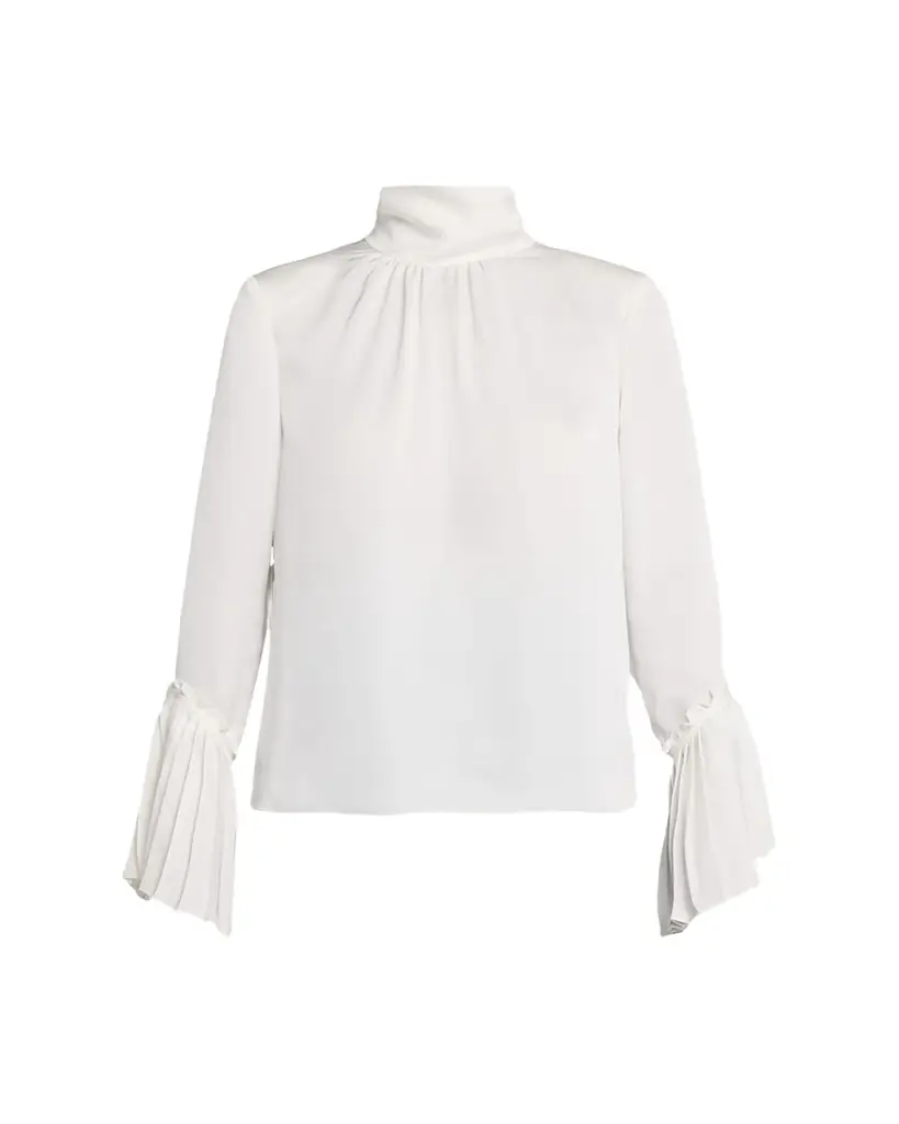 Ramy Brook Christy Ruffle-Cuff Blouse