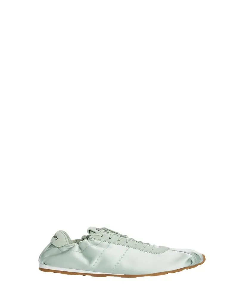 Miu Miu Satin Retro Runner Sneakers