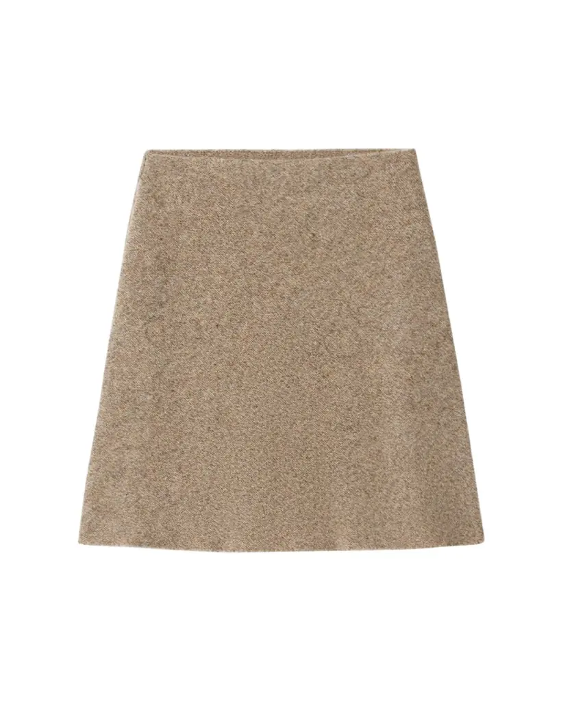 Miu Miu Wool A-Line Skirt