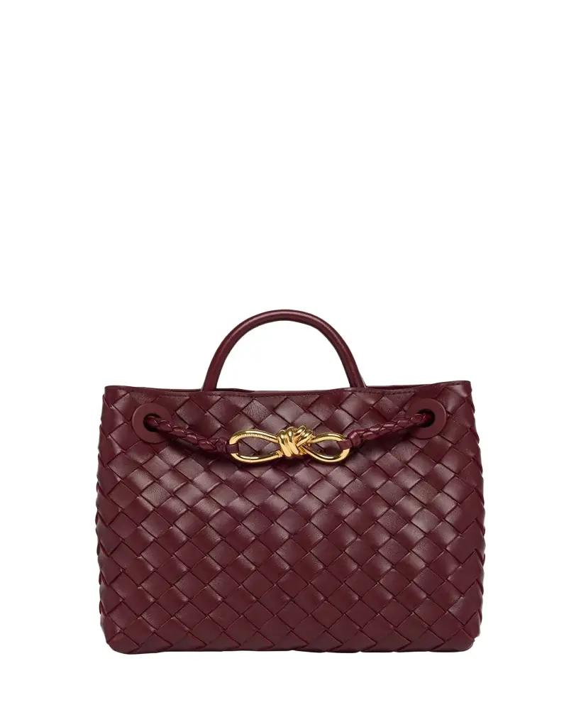 Bottega Veneta Andiamo Small Leather Top-Handle Bag