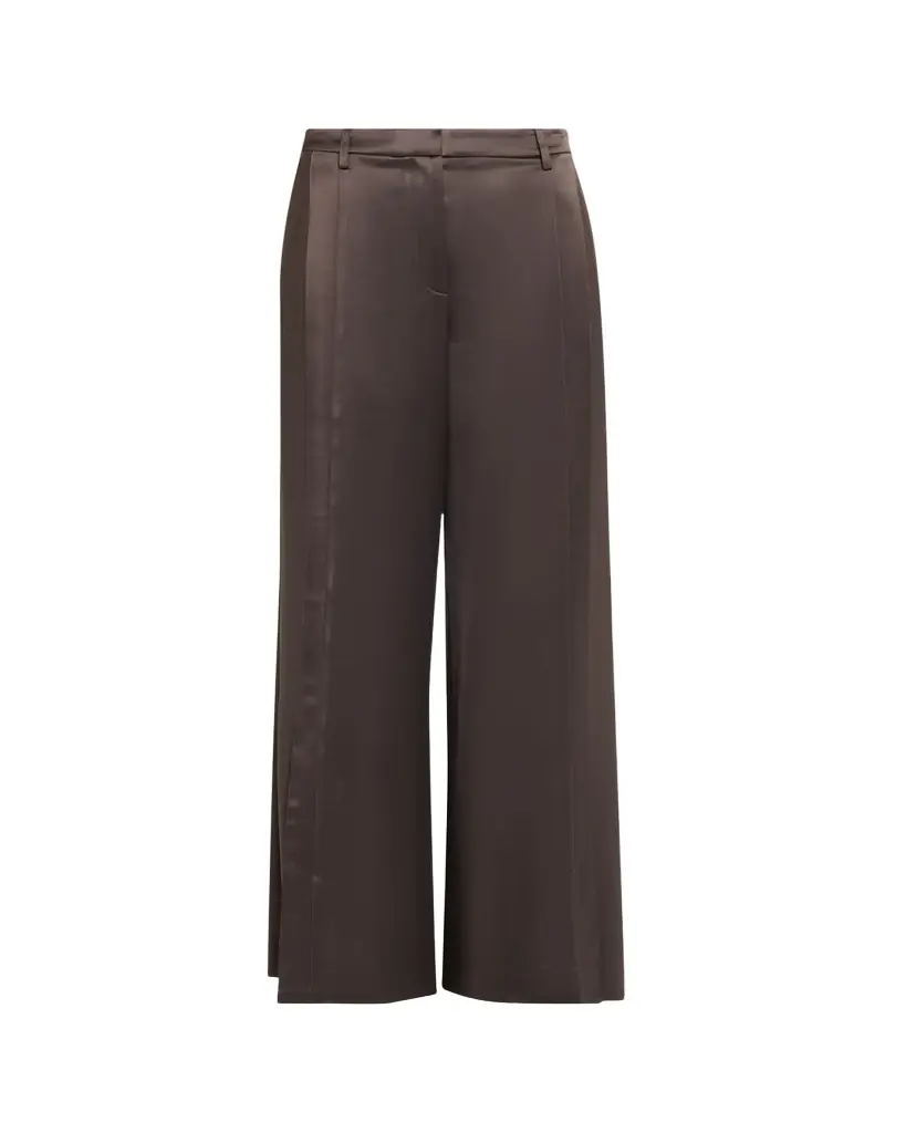 TWP Taite Satin Wide-Leg Pants