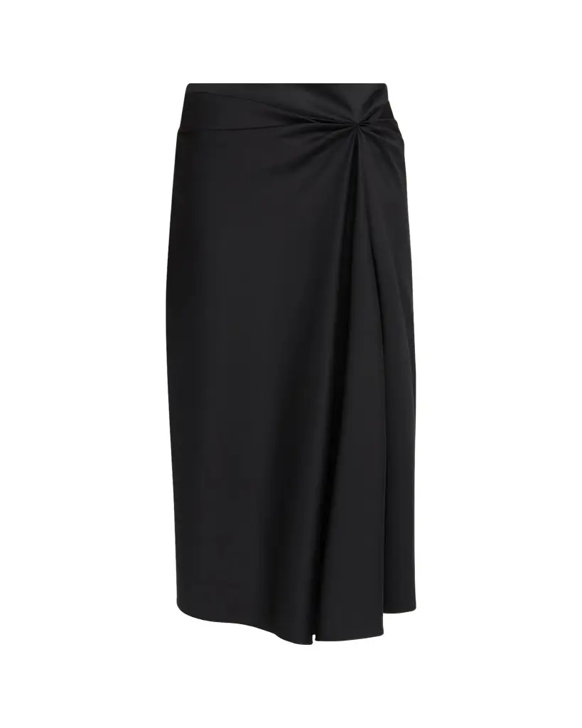 Max Mara Ruched-Detail Midi Skirt