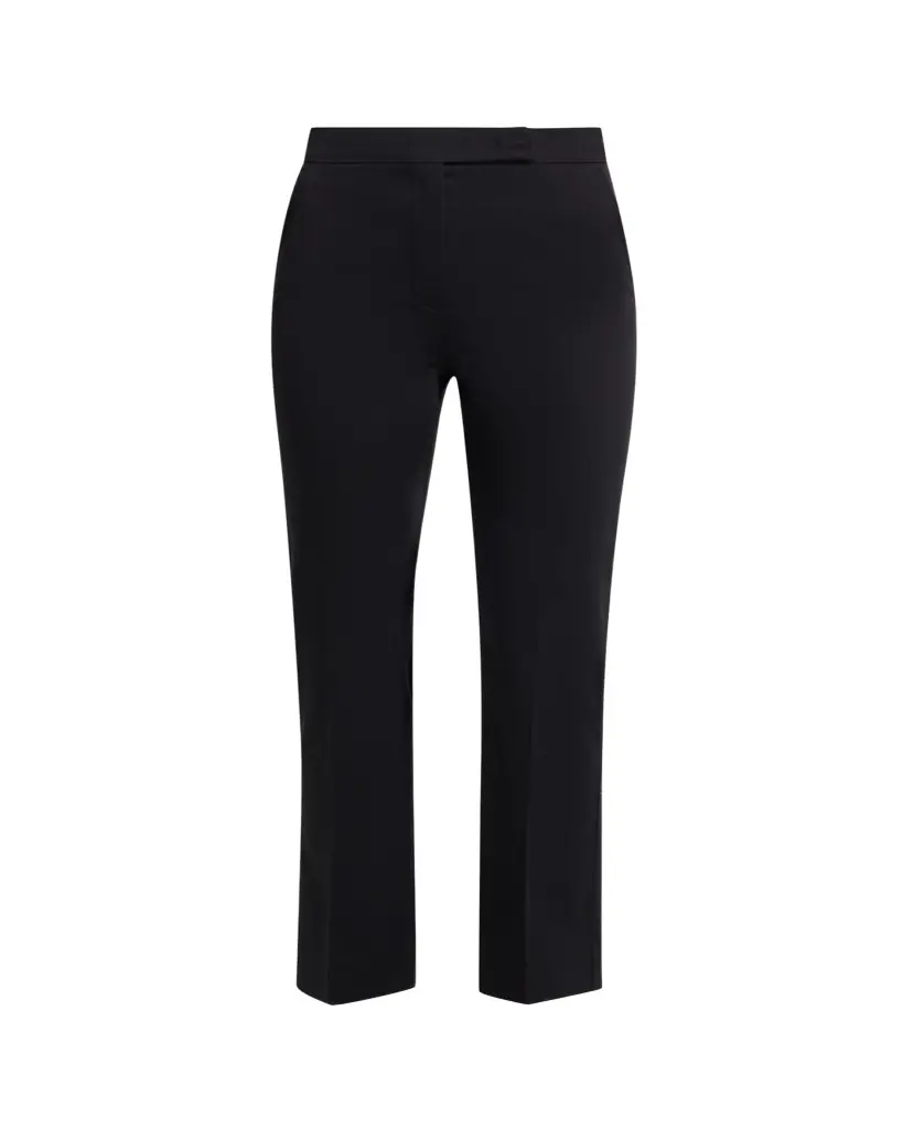Max Mara Cotton-Stretch Slim-Leg Ankle Pants