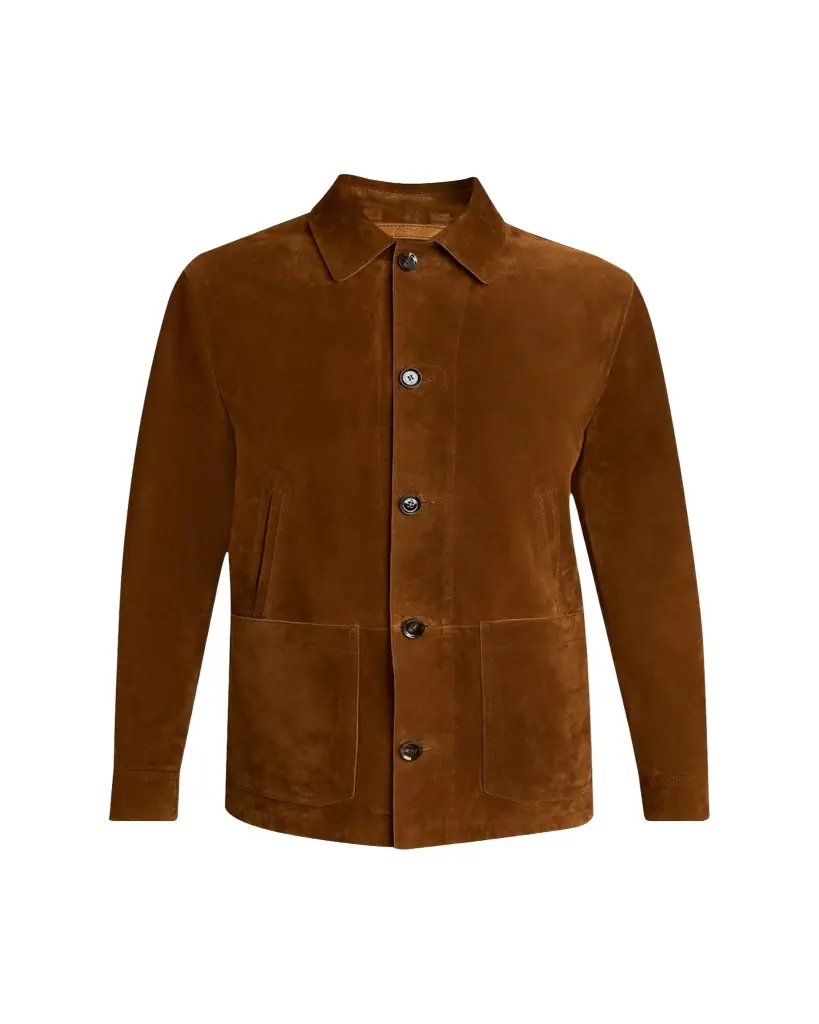 Brioni Men's Suede Desert Jacket
