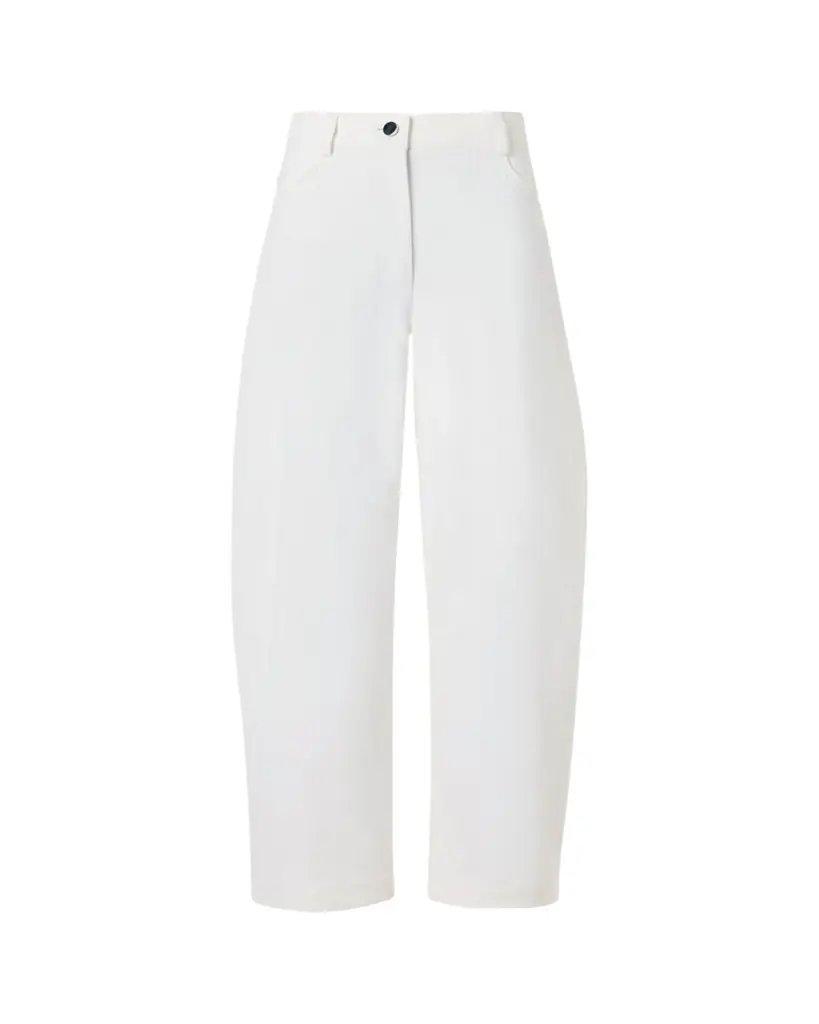 Akris punto High-Rise Barrel-Leg Ankle Pants