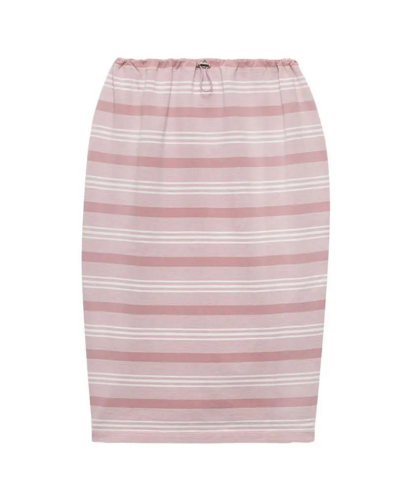Prada Striped Jersey Pencil Skirt