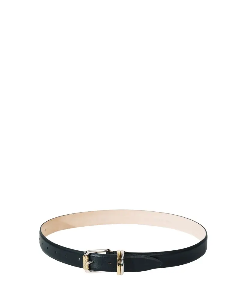 Dehanche Alegra Mixed Metal Leather Belt