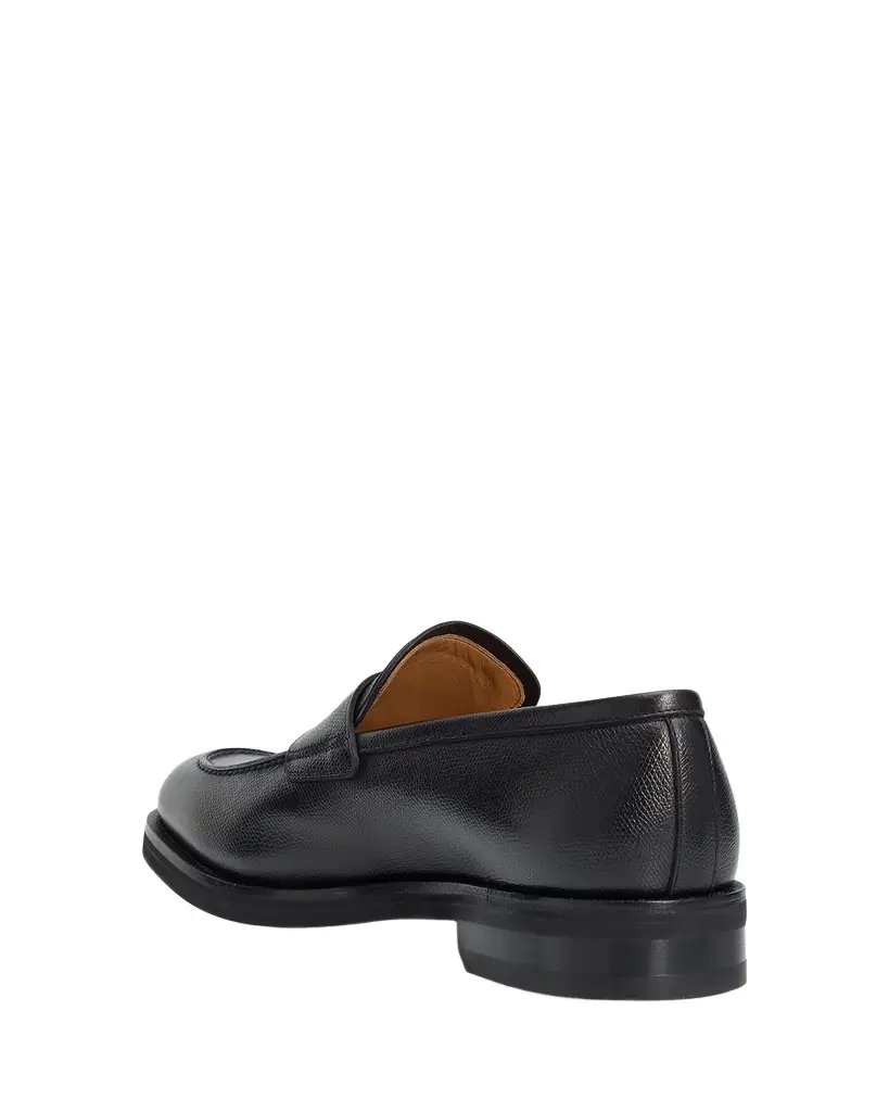 Ferragamo Men 's Hammered Leather Penny Loafers - Men's Shoes