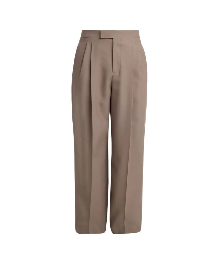 Valentino Garavani Men's Double-Pleated Wool Trousers