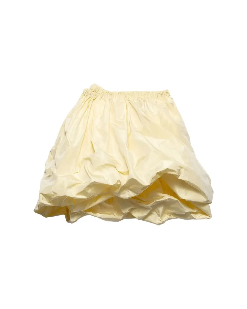 Prada Silk Taffeta Balloon Skirt