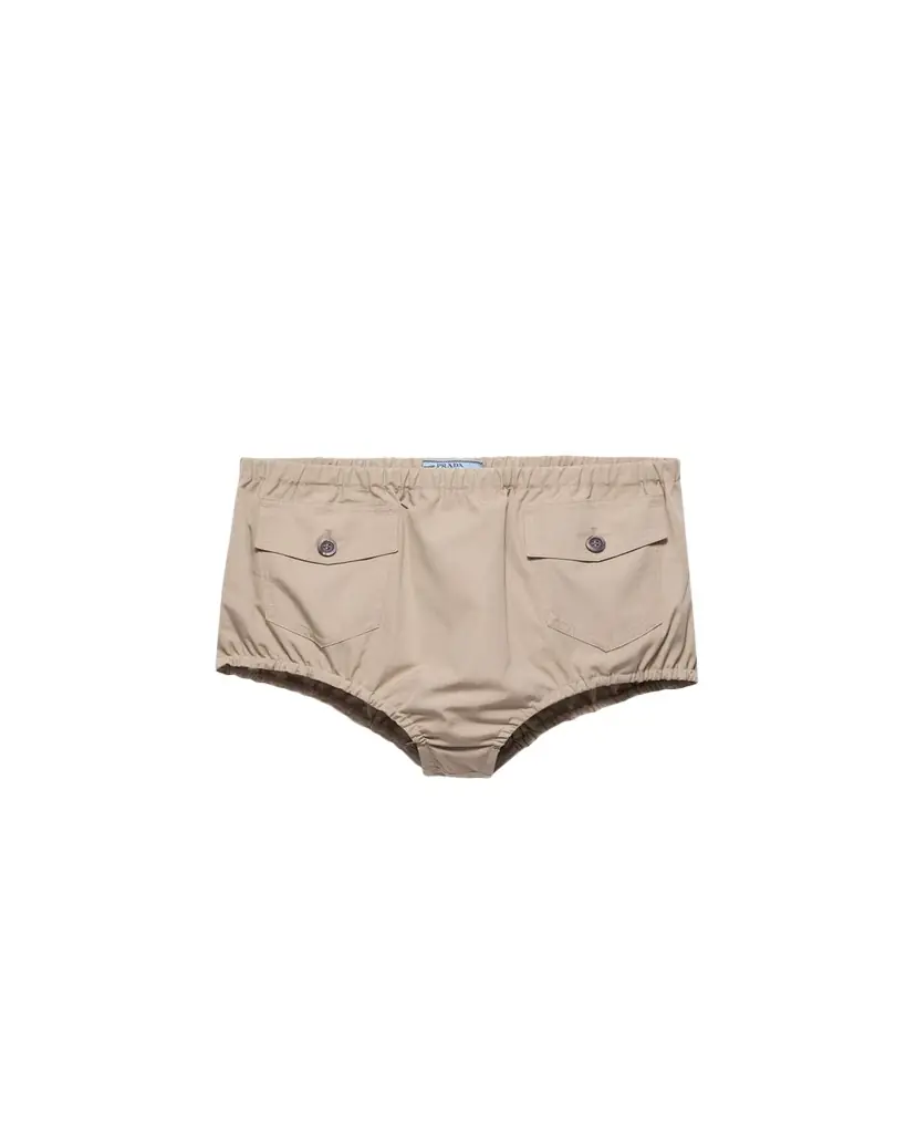 Prada Poplin Shorts