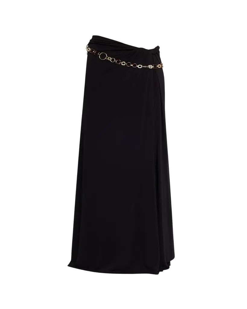 Christopher Esber Tortoise Chain Belt Maxi Skirt