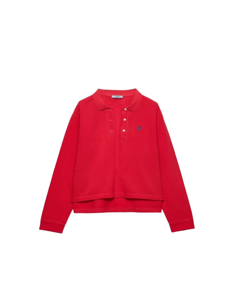 Prada Cotton Pique Polo Shirt
