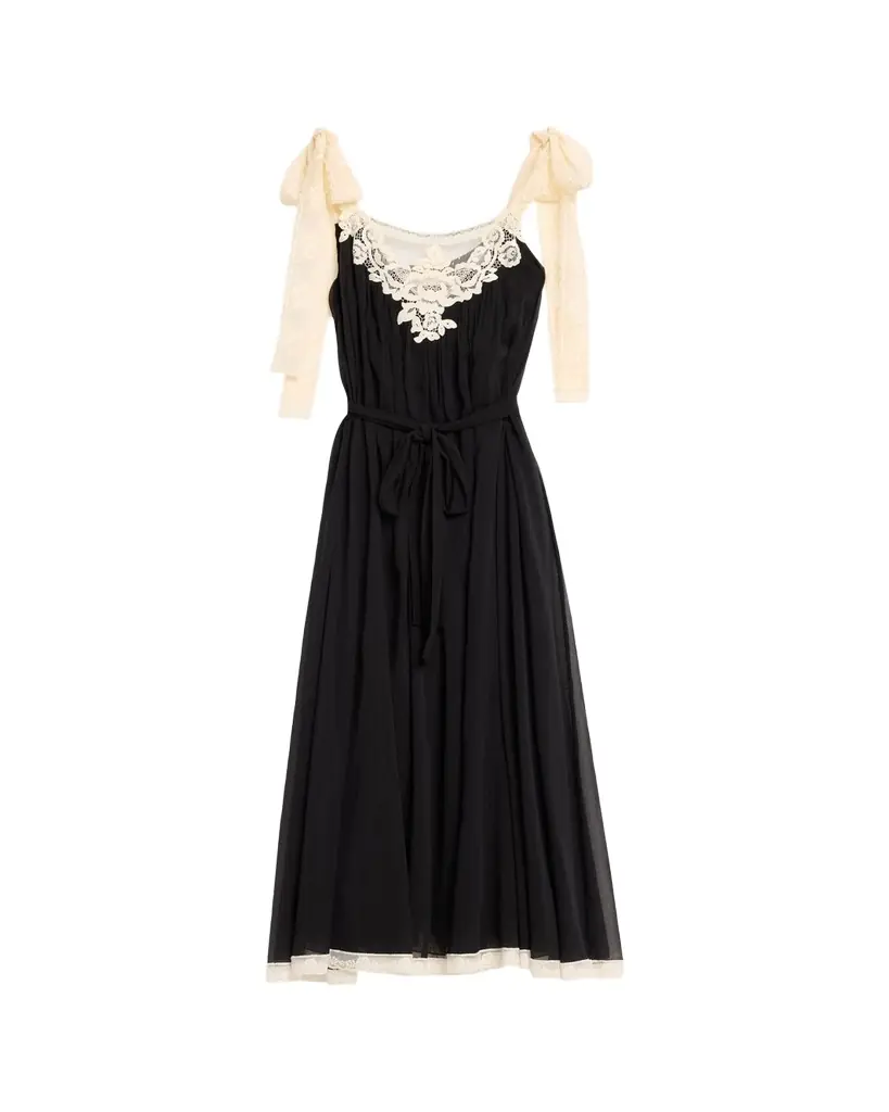 Zimmermann Roselight Lace Slip Midi Dress