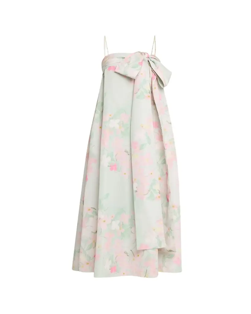 BERNADETTE Bailey Bow Babydoll Midi Dress