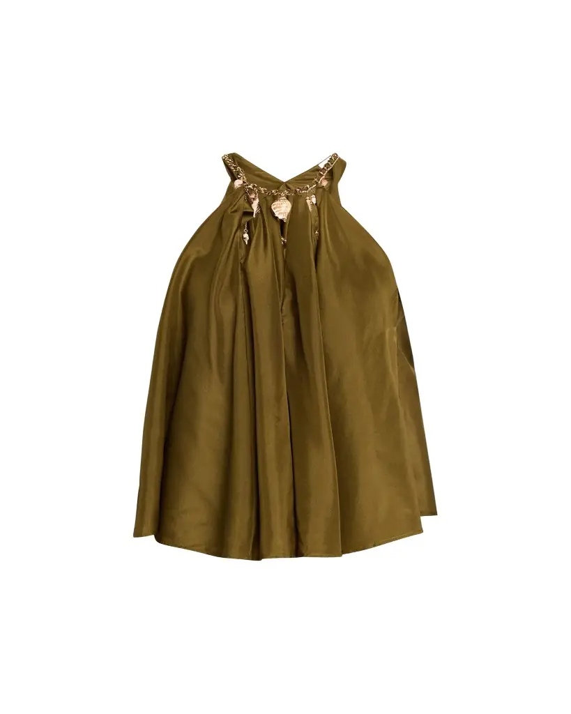 Zimmermann Mahon Silk Chain Blouse