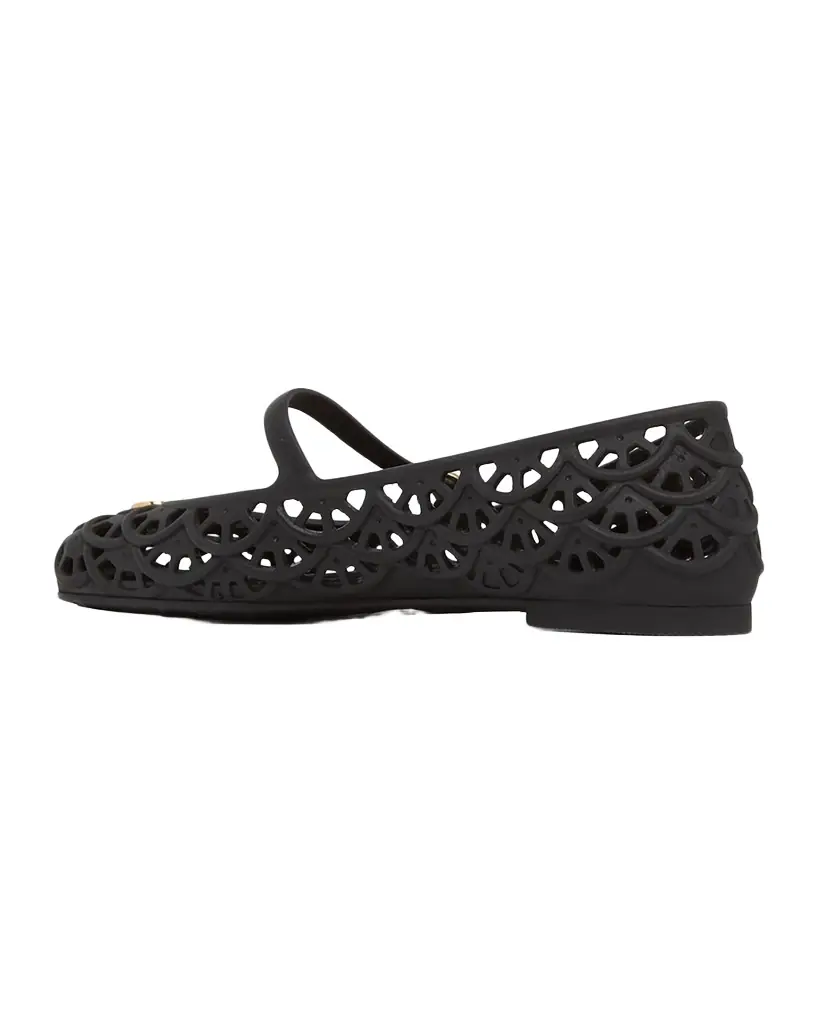 Valentino Garavani 5mm VLogo PVC Ballerina Flats