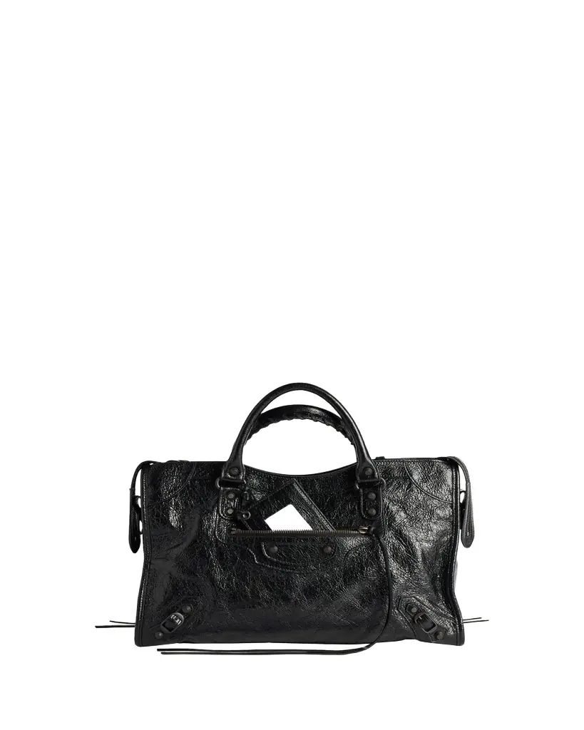 Balenciaga Le City Lambskin Leather Tote Bag