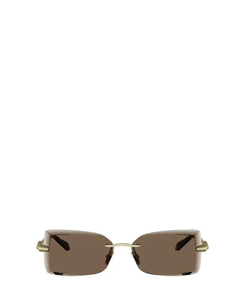 BVLGARI Serpenti 62mm Metal Rectangular Sunglasses