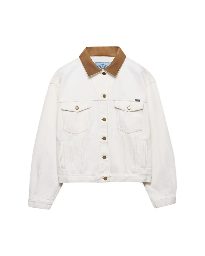 Prada Old Denim Blouson Jacket
