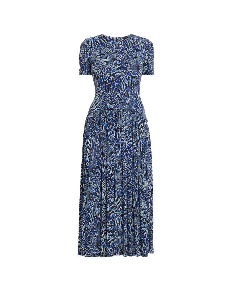 Ulla Johnson Sabine Short-Sleeve Jersey Maxi Dress