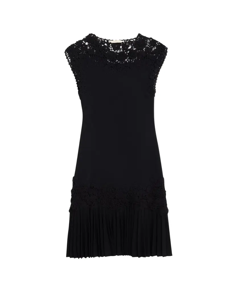 Ulla Johnson Noemie Crochet Knit Mini Dress