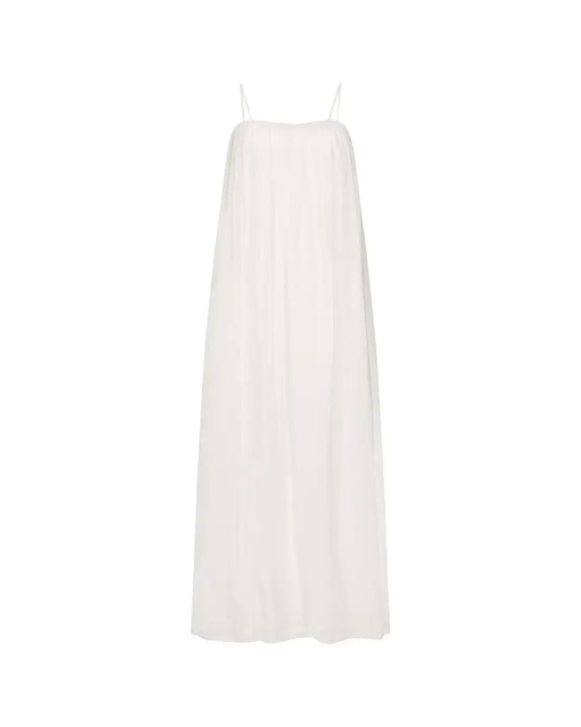 TWP Shirred Column Maxi Dress