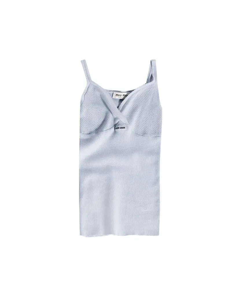 Miu Miu Rib Knit Cami Top