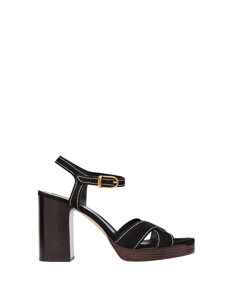 Stuart Weitzman 95mm Park Suede Platform Sandals