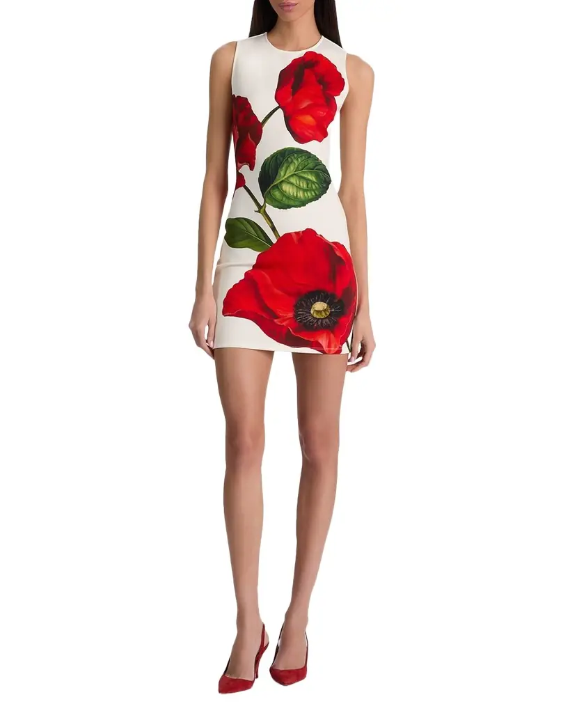 ALICE + OLIVIA Wynell Fitted Mini Dress