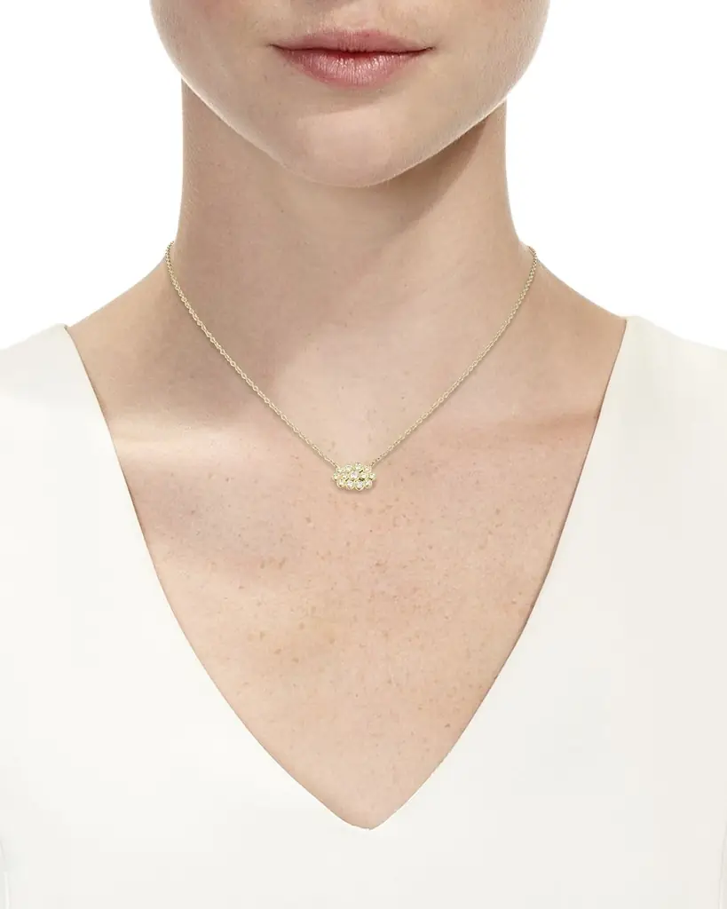 Ippolita Starlet 18k Gold Diamond Mini Cloud Pendant Necklace
