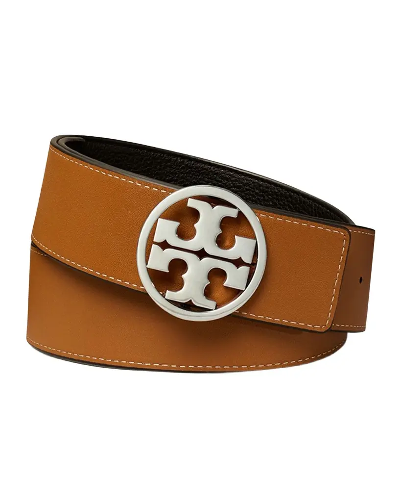 Tory Burch Miller Logo Reversible Belt