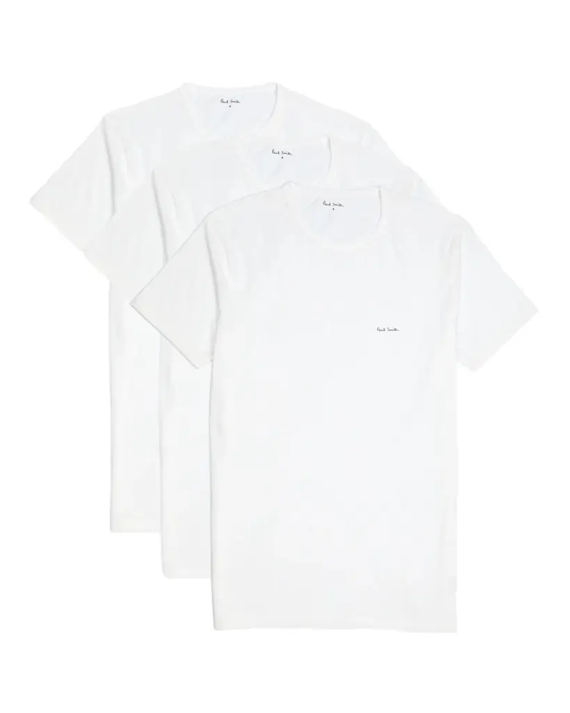 Paul Smith Men 's 3-Pack Organic Cotton T-Shirts
