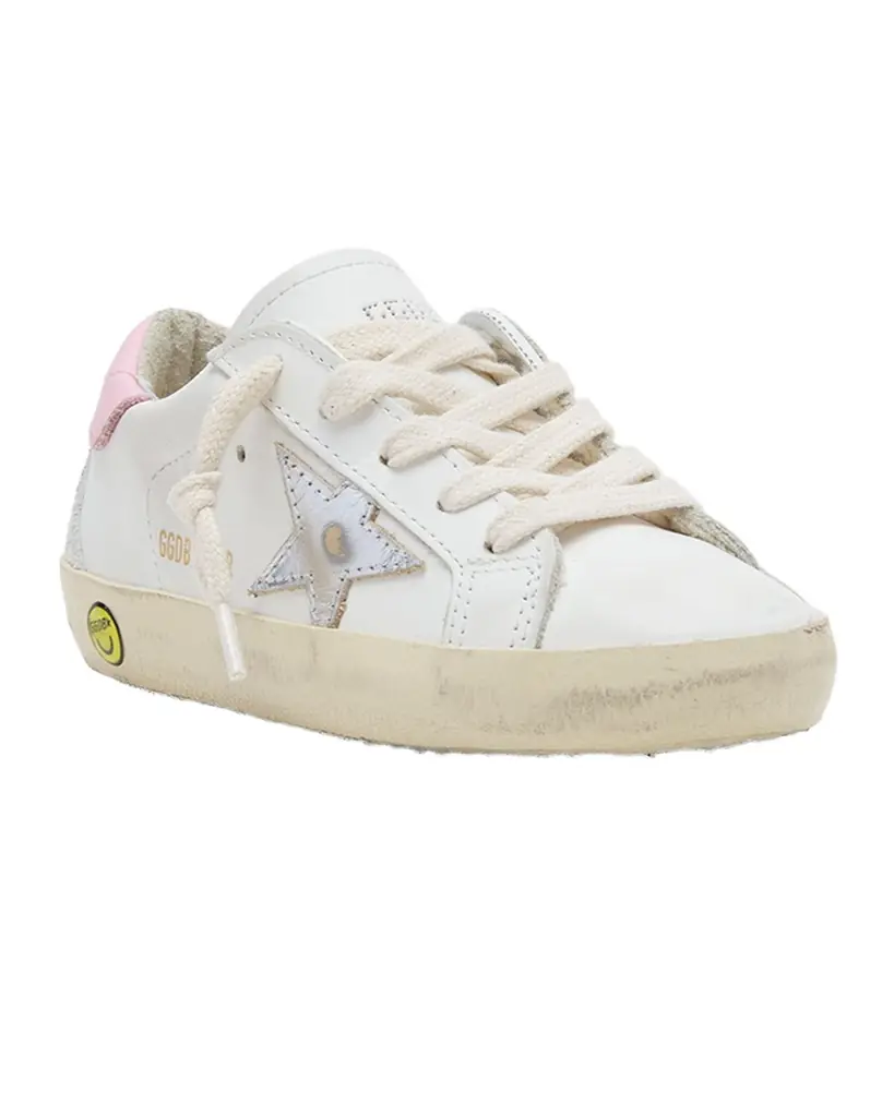 Golden Goose Girl 's Superstar Leather Low-Top Sneakers