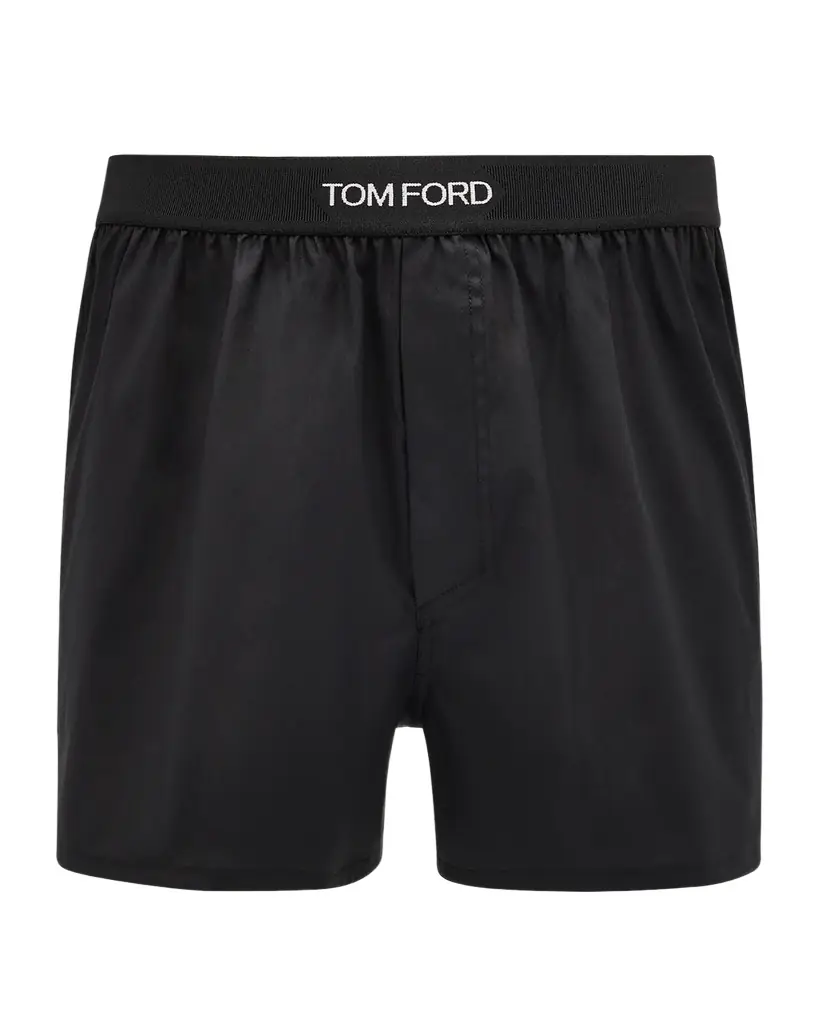 TOM FORD Men 's Cotton Poplin Stretch Boxer Shorts