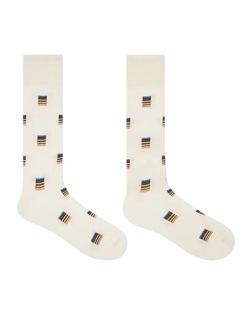 Paul Smith Men 's Jonas Signature Stripe Block 3-Pack Crew Socks