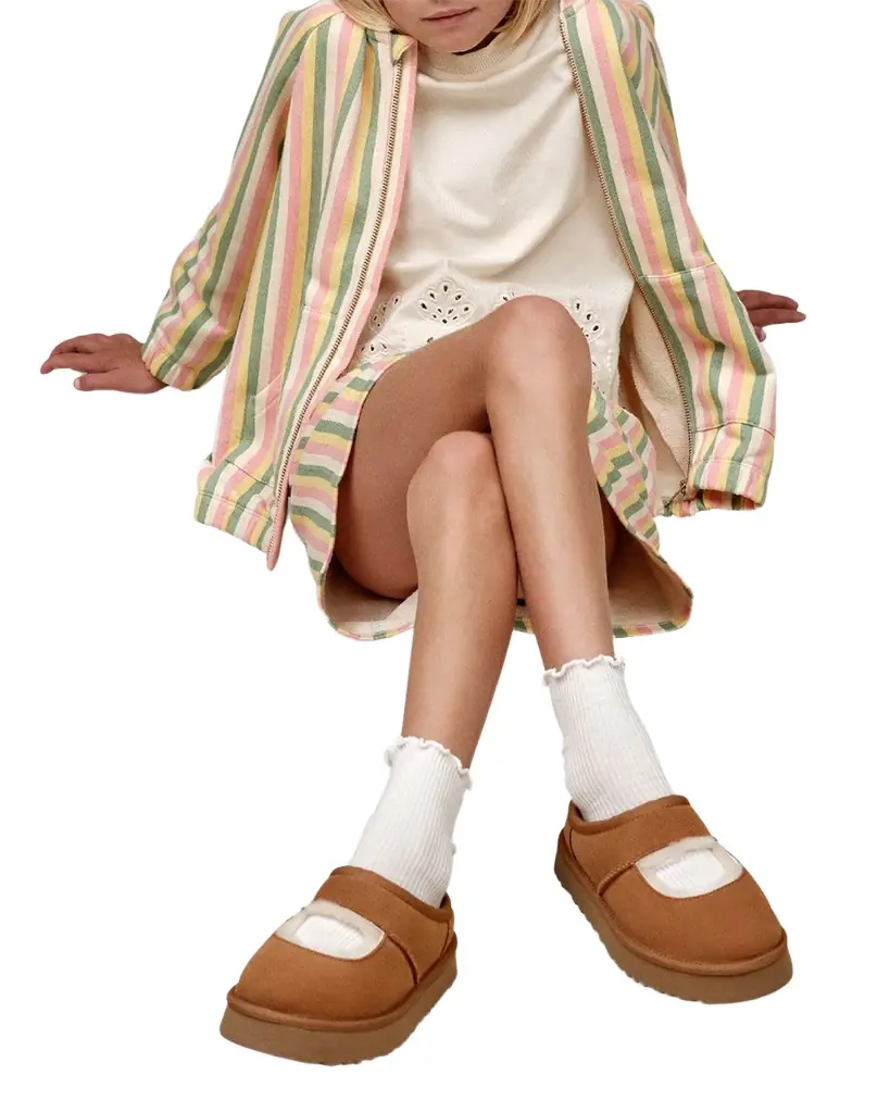UGG Girl 's, Bea Suede Mary Jane Mules, Kids