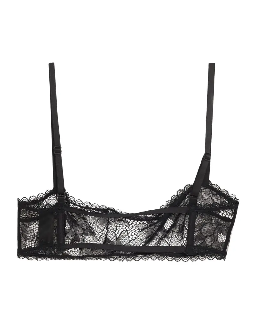 Kiki De Montparnasse Dahlia Scalloped Lace Bandeau